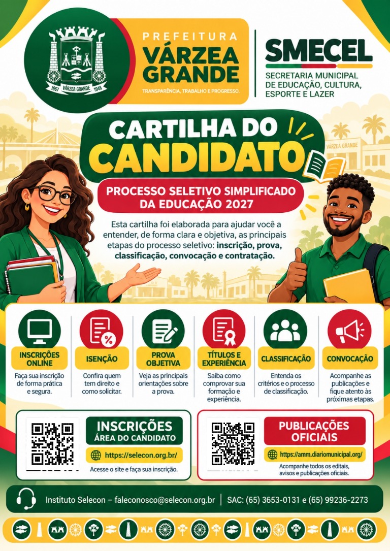 Cartilha do Candidato - Processo Seletivo Simplificado da Educação 2027
