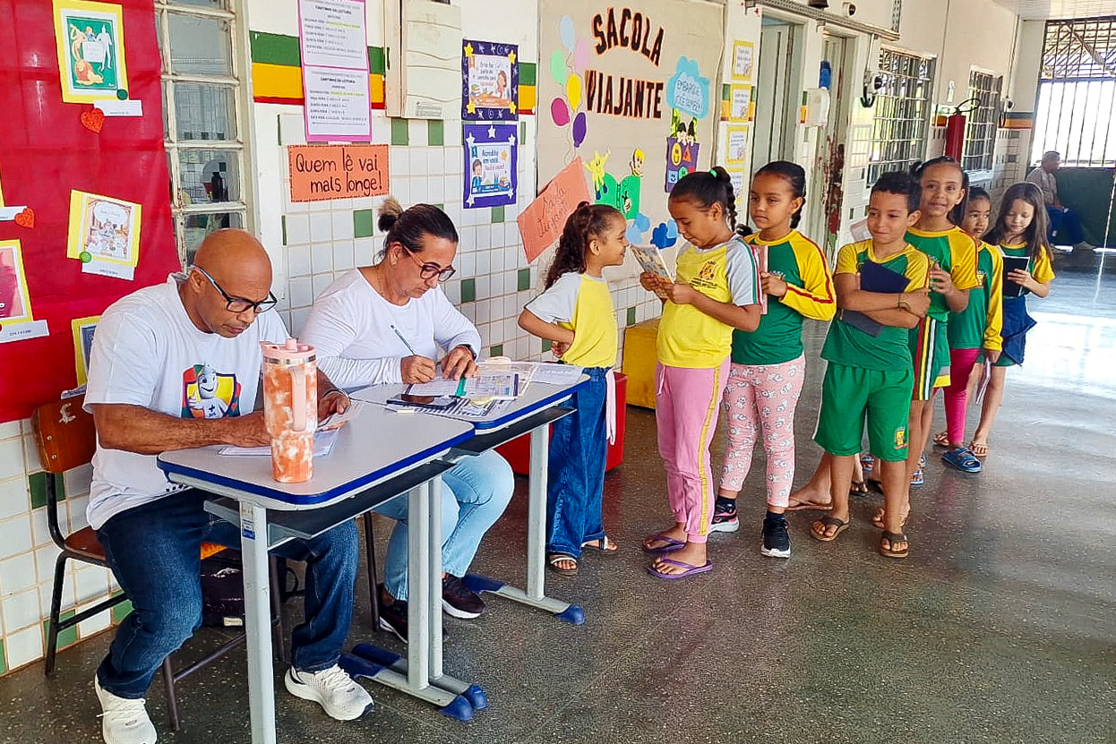 Escola municipal promove vacinação para atualizar caderneta de alunos