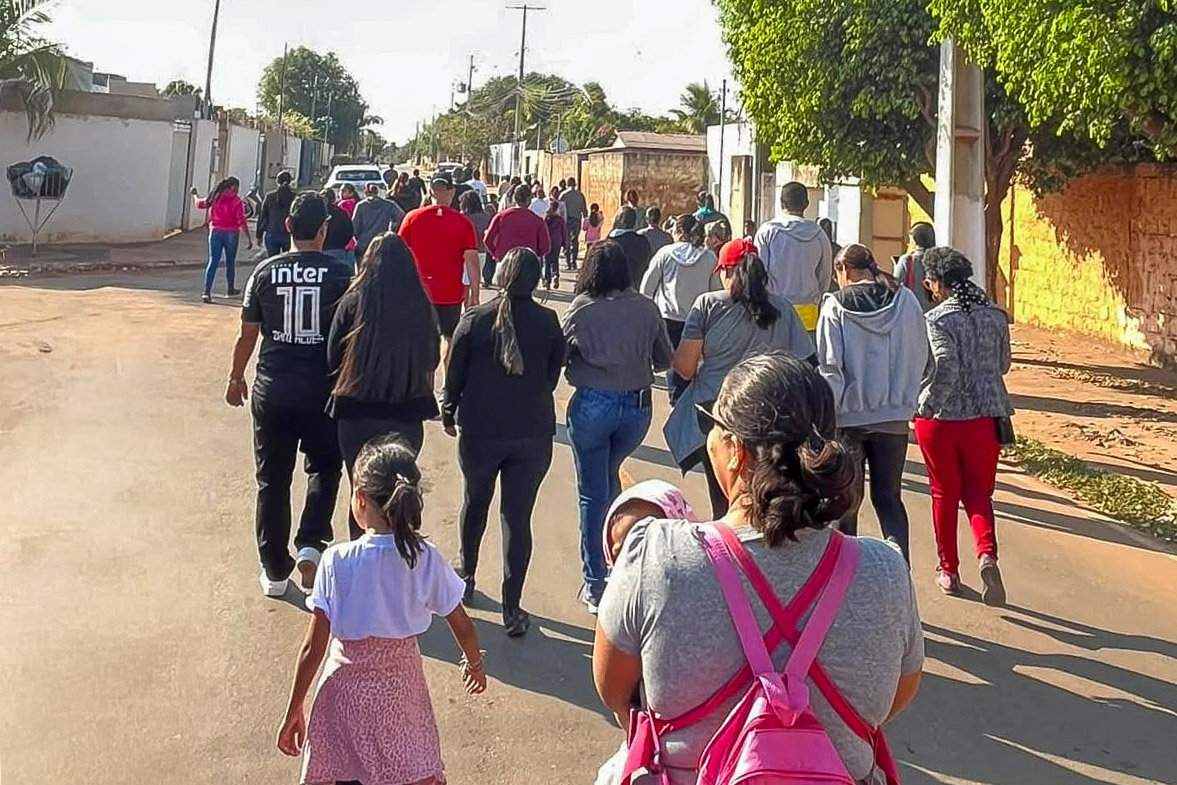 EMEB Líbia da Costa Rondon promove Caminhada Pedagógica para integrar alunos, famílias e comunidade