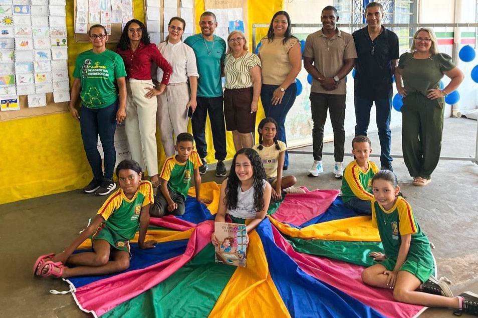 Leitura e criatividade transformam atividades do ETA em momentos de diversão na EMEB Manoel João de Arruda